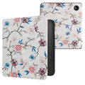 kwmobile Schutzhülle für Kobo Libra 2 Hülle - eReader Flip Case mit Auto Sleep Funktion - Galaxie Baum Wiese