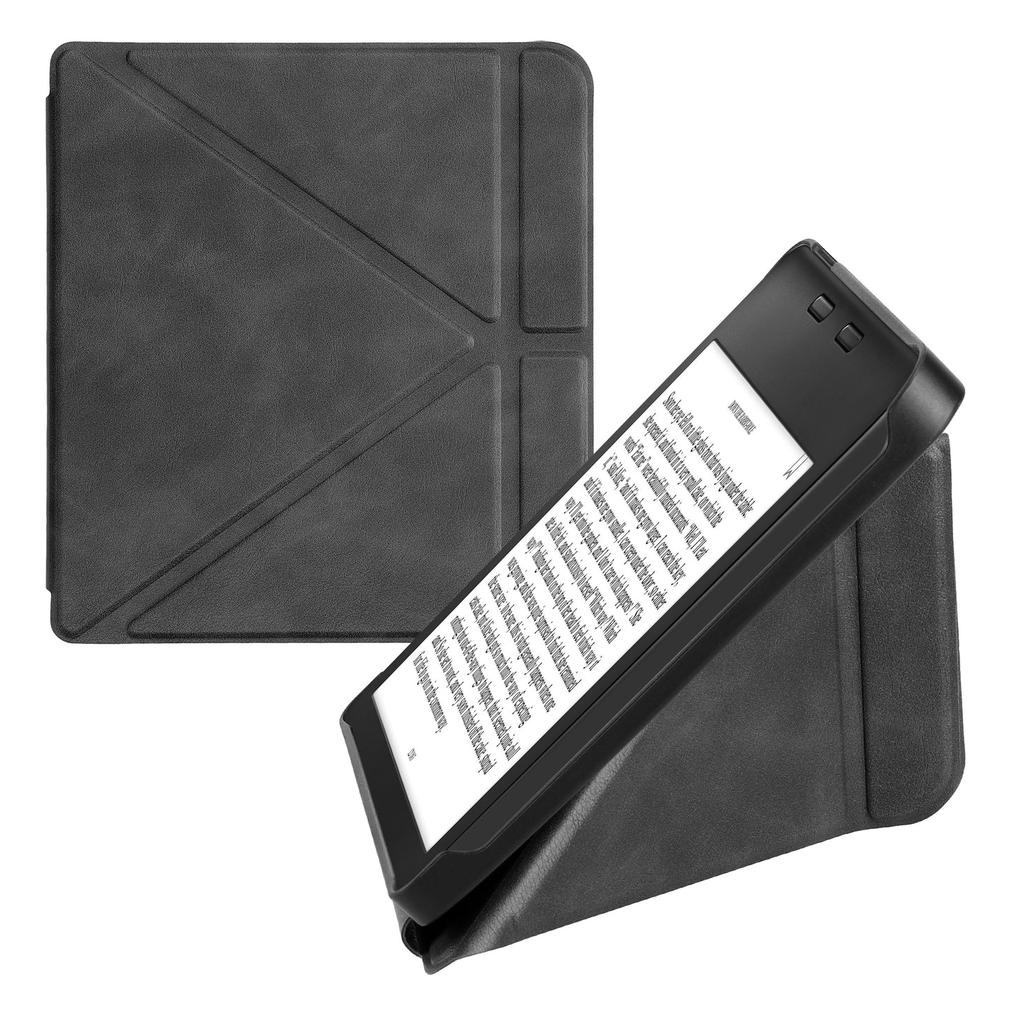 kwmobile Schutzhülle für Kobo Libra 2 Hülle Kunstleder Case eReader Klapphülle mit Auto Sleep Funktion Cover mit Ständer