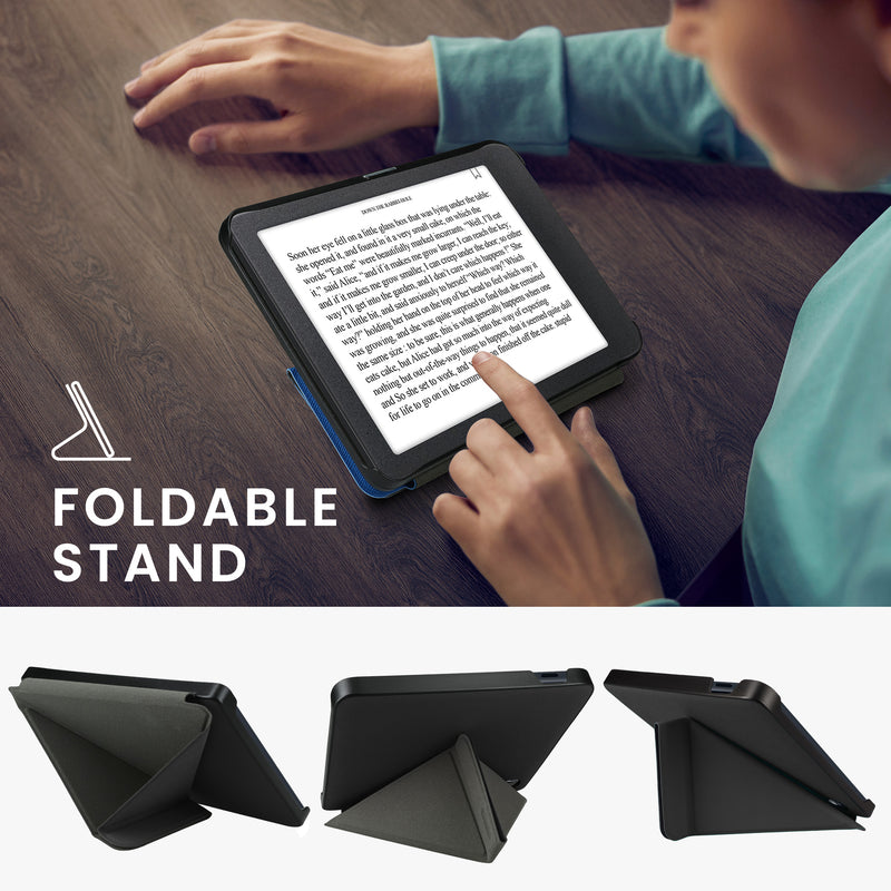 kwmobile Schutzhülle für Kobo Libra 2 Hülle Kunstleder Case eReader Klapphülle mit Auto Sleep Funktion Cover mit Ständer