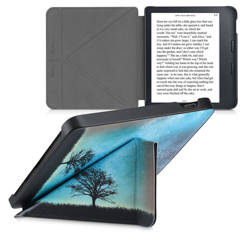 kwmobile Schutzhülle kompatibel mit Kobo Libra 2 - Hülle Kunstleder - eReader Cover Case