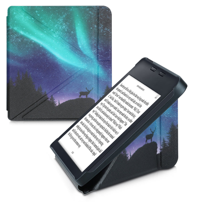 kwmobile Schutzhülle kompatibel mit Kobo Libra 2 - Hülle Kunstleder - eReader Cover Case