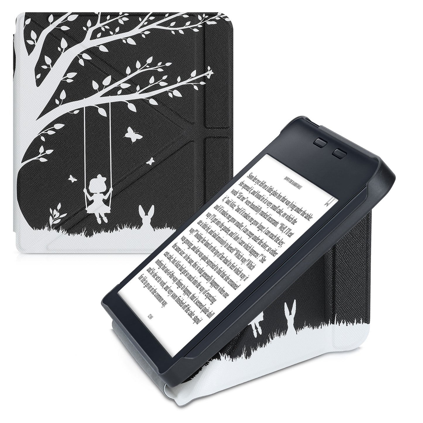 kwmobile Schutzhülle kompatibel mit Kobo Libra 2 - Hülle Kunstleder - eReader Cover Case