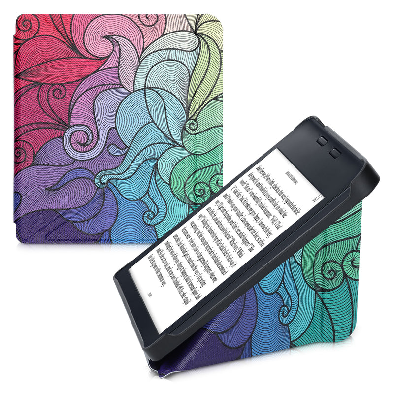 kwmobile Schutzhülle kompatibel mit Kobo Libra 2 - Hülle Kunstleder - eReader Cover Case