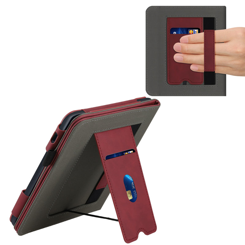kwmobile Flip Hülle kompatibel mit Kobo Libra 2 - Handschlaufe - Cover