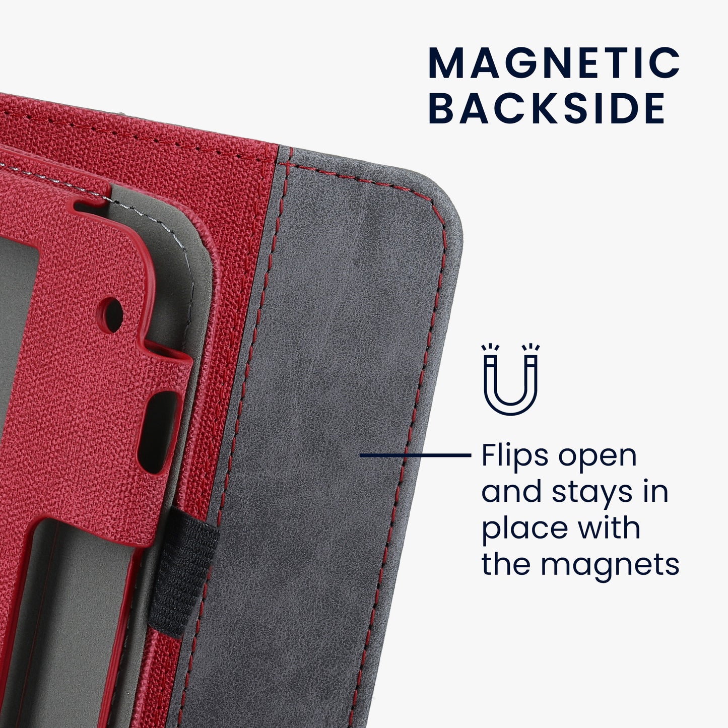 kwmobile Hülle kompatibel mit Kobo Libra 2 Flip Case mit Handschlaufe Cover