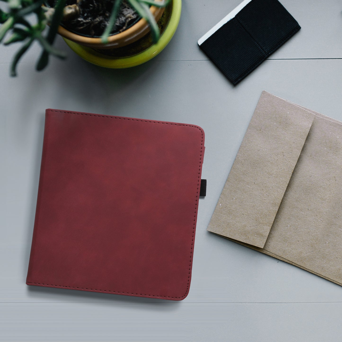 kwmobile Flip Hülle kompatibel mit Kobo Sage - Handschlaufe - Cover