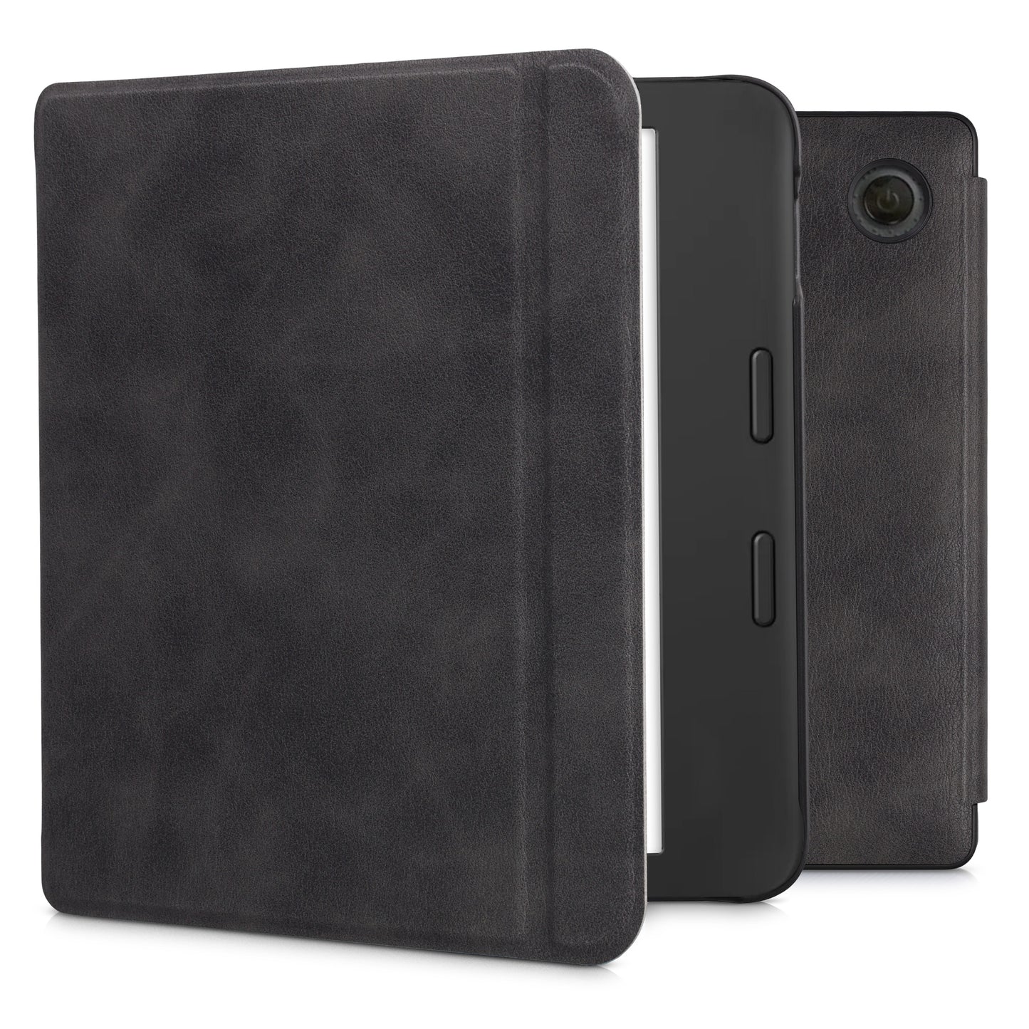 kwmobile Klapphülle kompatibel mit Tolino Vision 6 Hülle - eReader Case aus Kunstleder - Cover