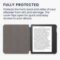 kwmobile Klapphülle kompatibel mit Tolino Vision 6 Hülle - eReader Case aus Kunstleder - Cover