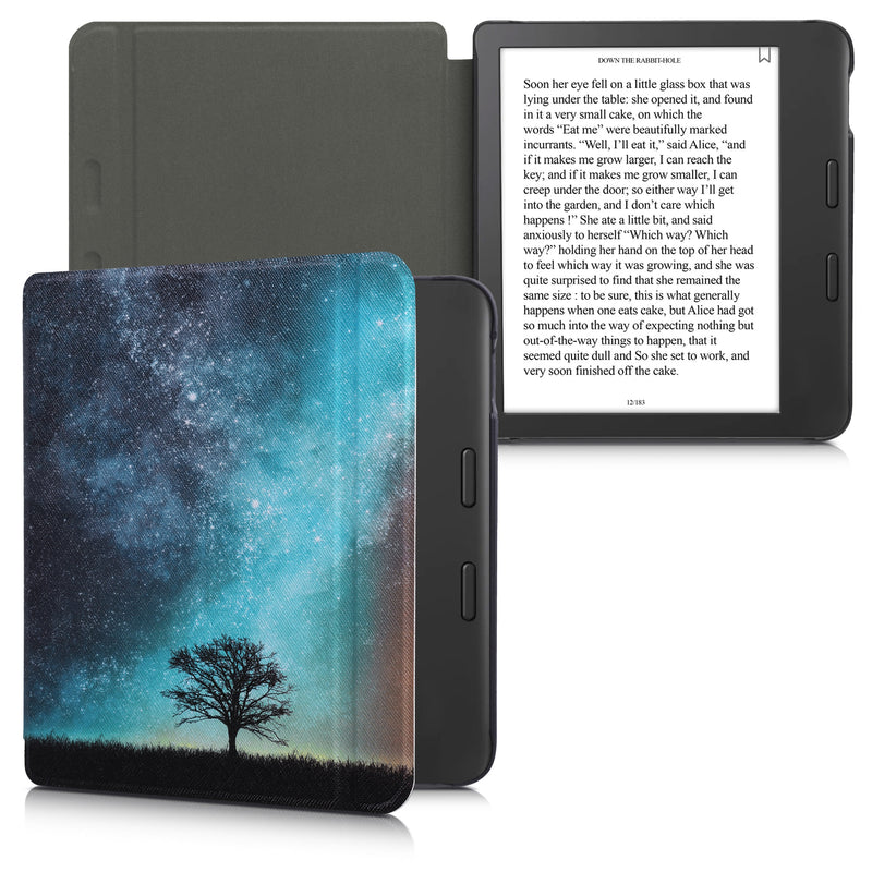 kwmobile Schutzhülle für Tolino Vision 6 Hülle - eReader Flip Case mit Auto Sleep Funktion