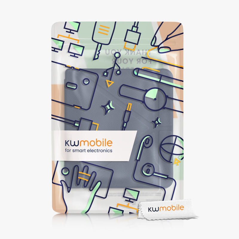 kwmobile Schutzhülle für Tolino Vision 6 Hülle eReader Klapphülle mit Auto Sleep Funktion Cover mit Ständer