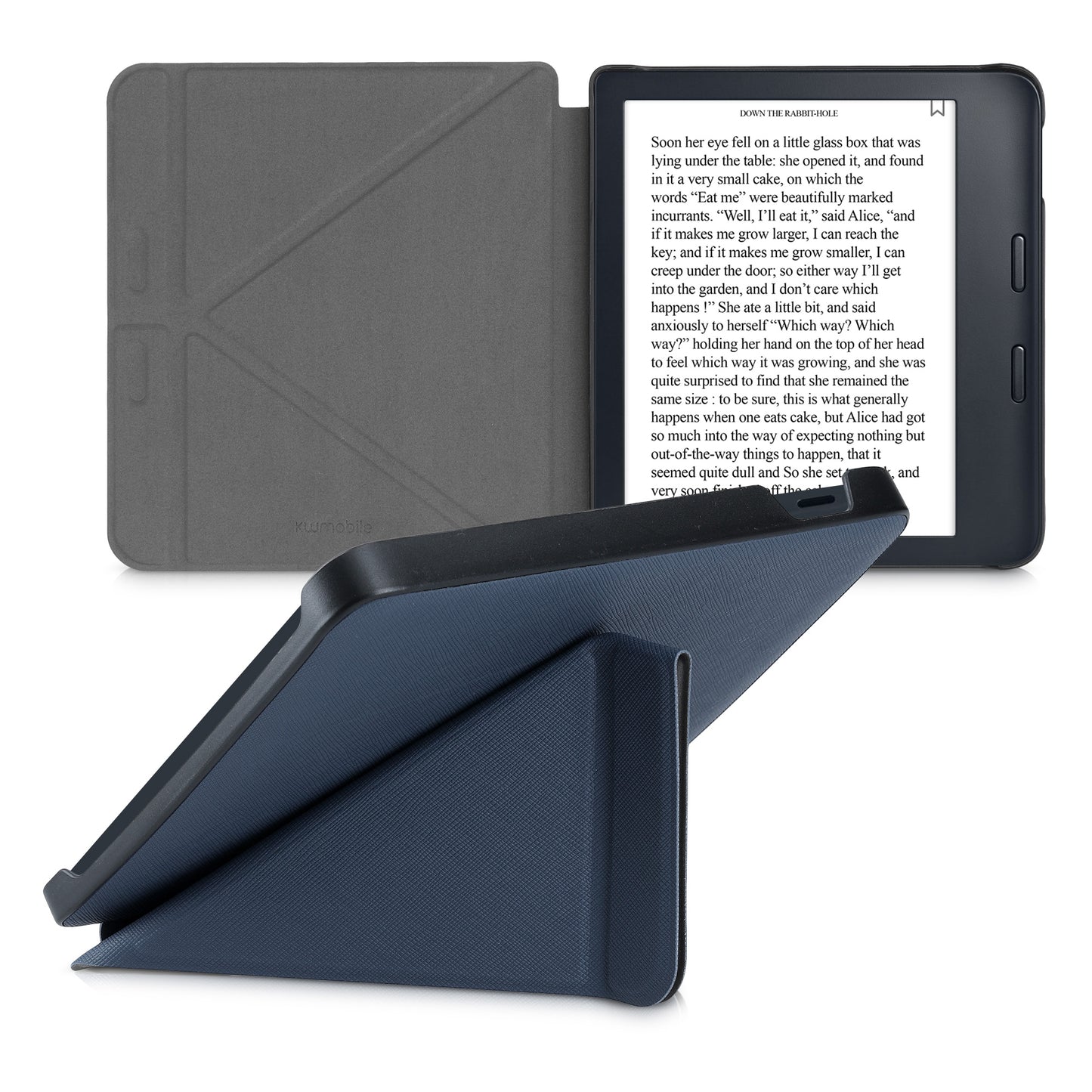 kwmobile Schutzhülle für Tolino Vision 6 Hülle eReader Klapphülle mit Auto Sleep Funktion Cover mit Ständer