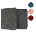 kwmobile Hülle kompatibel mit Tolino Vision 6 - Kunstleder eReader Schutzhülle Cover Case - Dunkelrot Dunkelrot  