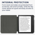 kwmobile Hülle kompatibel mit Tolino Vision 6 - Kunstleder eReader Schutzhülle Cover Case