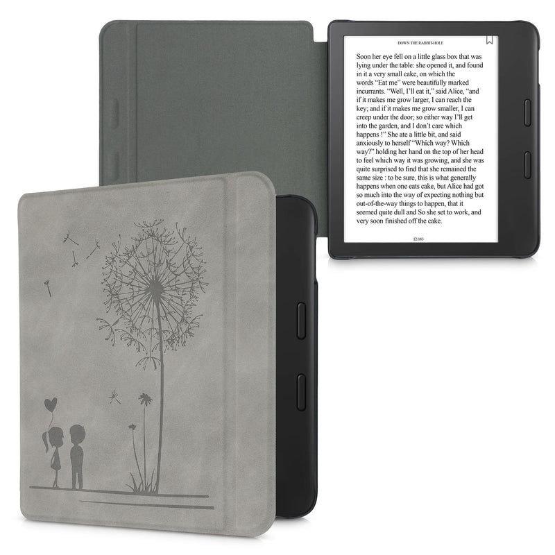 kwmobile Schutzhülle für Tolino Vision 6 Hülle eReader Case aus Kunstleder mit Auto Sleep Funktion