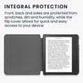kwmobile Schutzhülle für Tolino Vision 6 Hülle eReader Case aus Kunstleder mit Auto Sleep Funktion