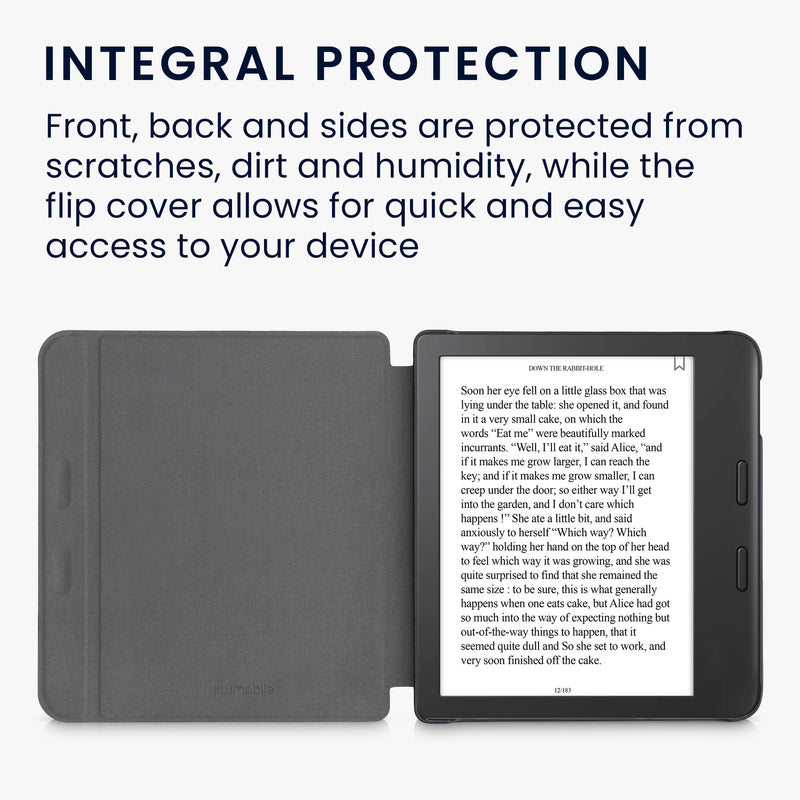 kwmobile Schutzhülle für Tolino Vision 6 Hülle eReader Case aus Kunstleder mit Auto Sleep Funktion