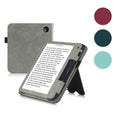 kwmobile Flip Hülle kompatibel mit Tolino Vision 6 - Handschlaufe - Cover Petrol Petrol  
