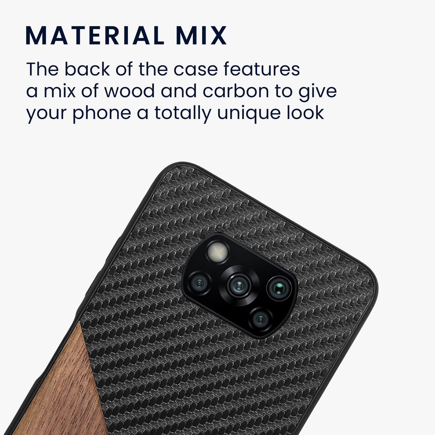 kwmobile Hülle kompatibel mit Xiaomi Poco X3 NFC / Poco X3 Pro - Handyhülle - Handy Schutzhülle - Smartphone Cover