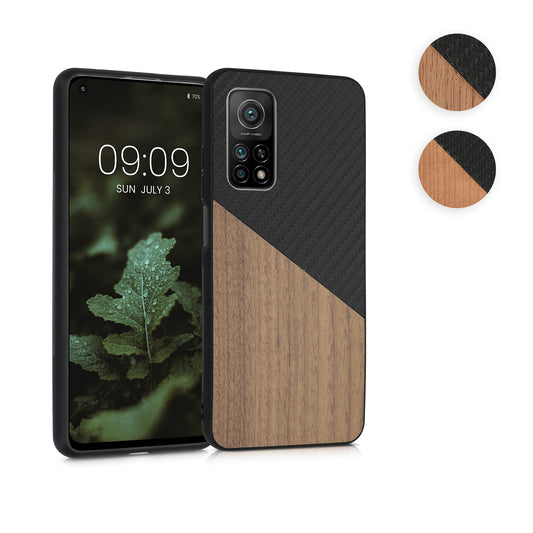 kwmobile Hülle kompatibel mit Xiaomi Mi 10T / Mi 10T Pro - Handyhülle - Handy Schutzhülle - Smartphone Cover - Hellbraun Hellbraun  [dsg03]