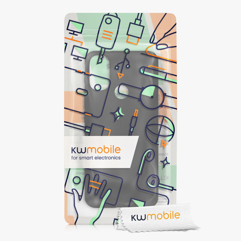 kwmobile Handyhülle für Motorola Moto E40 Hülle - Kabelloses Laden - Schutzhülle Cover