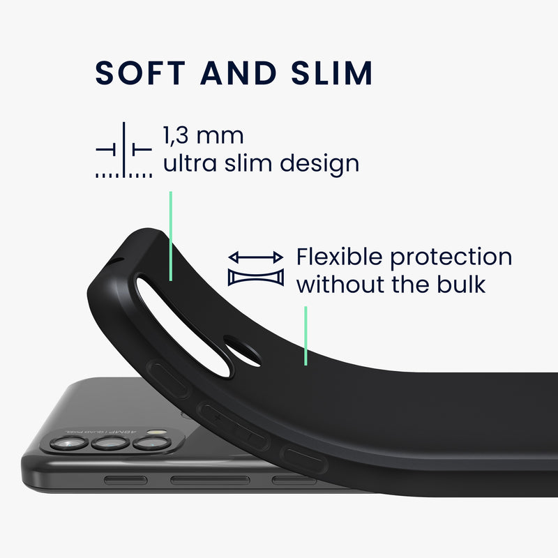 kwmobile Handyhülle für Motorola Moto E40 Hülle - Kabelloses Laden - Schutzhülle Cover
