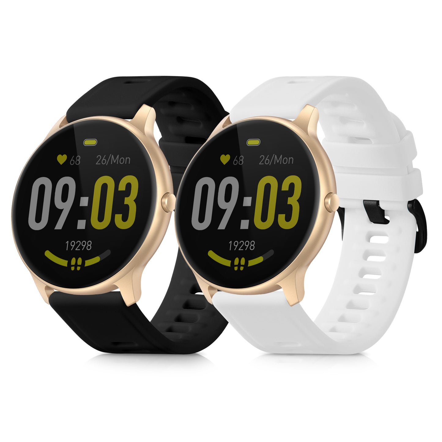 kwmobile Uhrenarmband für AGPTEK LW11 Armband Fitnesstracker Band Set Ersatzarmband Smartwatch