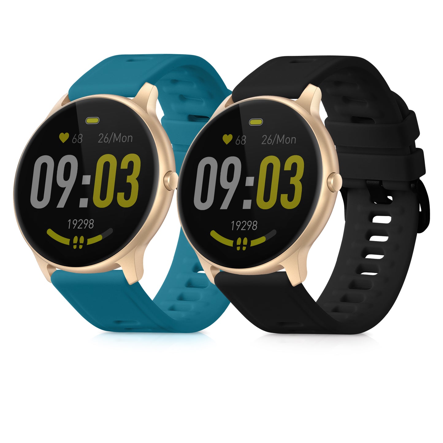 kwmobile Uhrenarmband für AGPTEK LW11 Armband Fitnesstracker Band Set Ersatzarmband Smartwatch