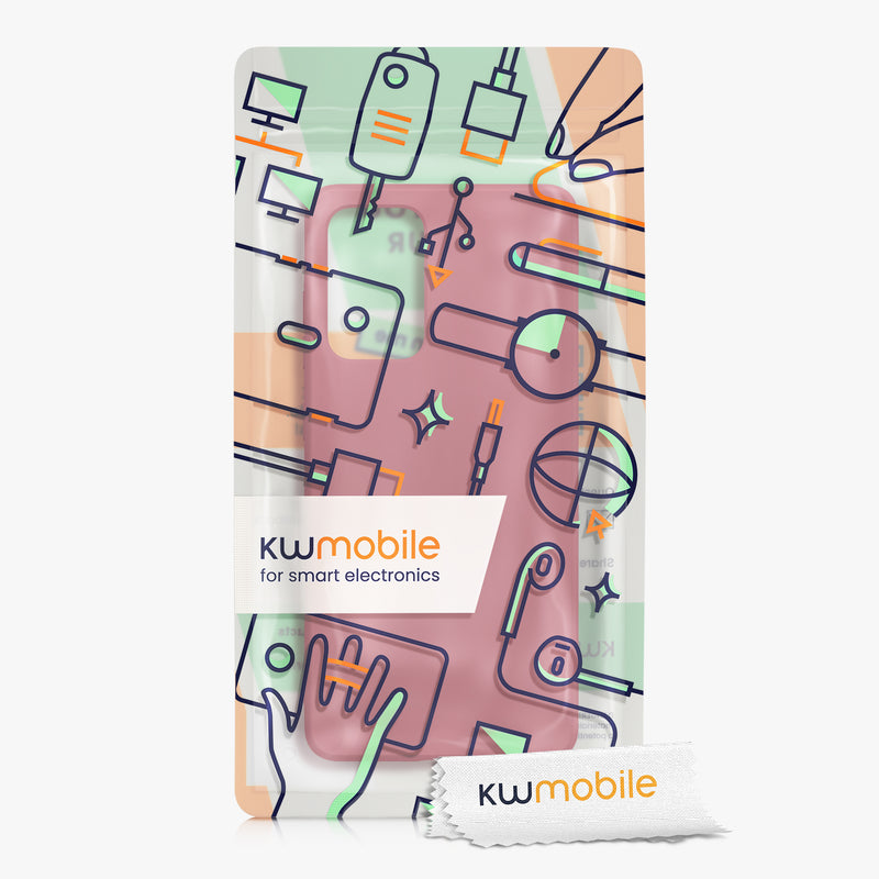 kwmobile Hülle kompatibel mit Samsung Galaxy A52 / A52 5G / A52s 5G Hülle - Schutzhülle für kabelloses Laden - Case