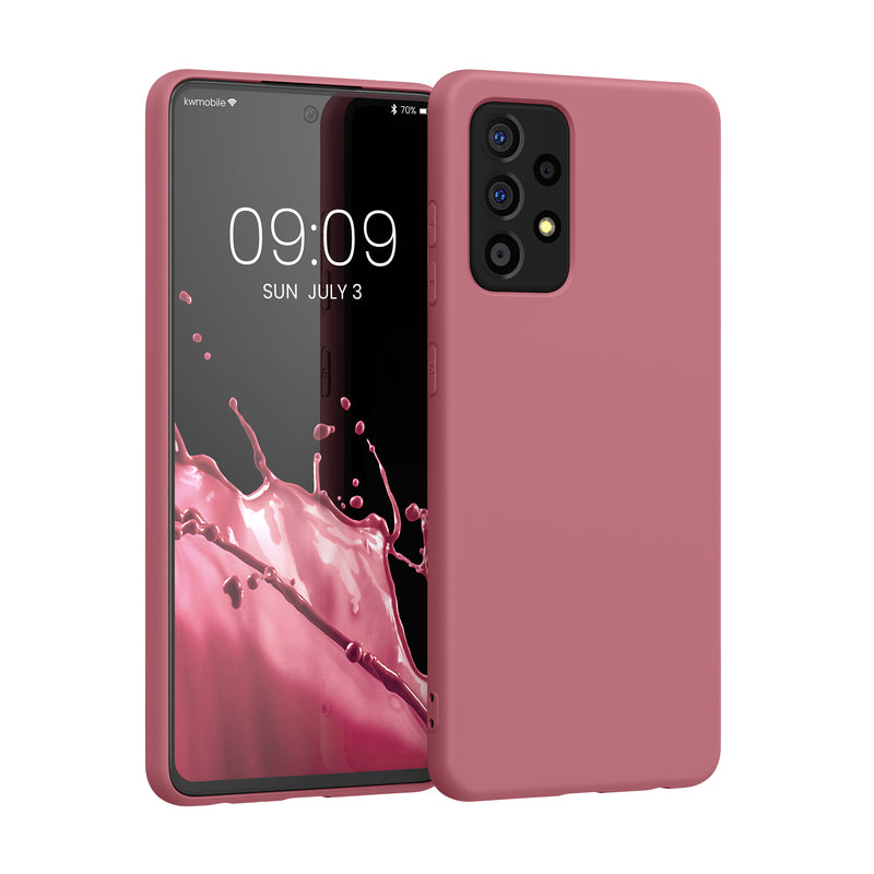 kwmobile Hülle kompatibel mit Samsung Galaxy A52 / A52 5G / A52s 5G Hülle - Schutzhülle für kabelloses Laden - Case