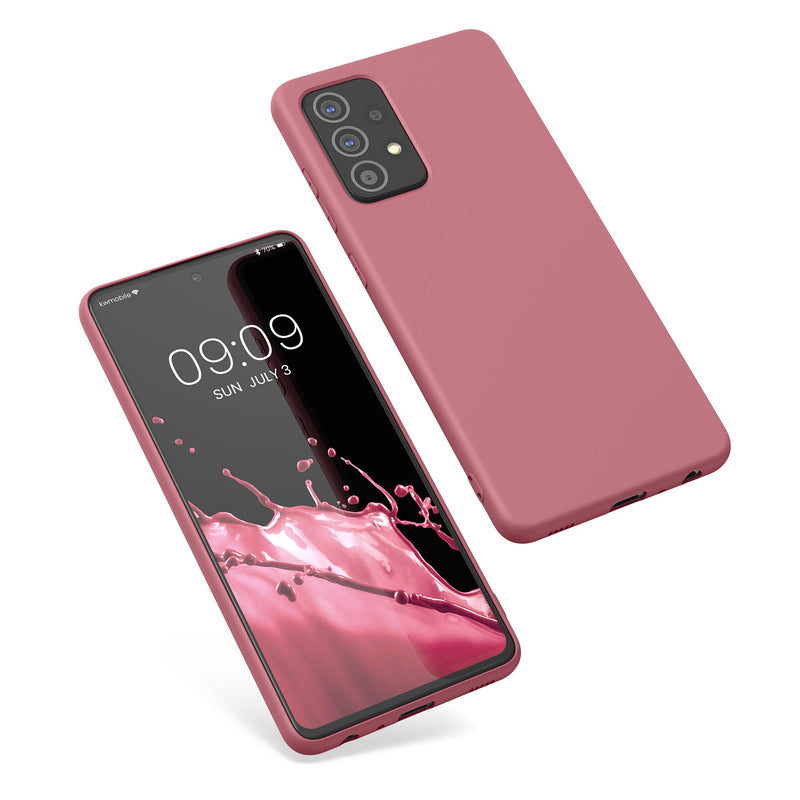 kwmobile Hülle kompatibel mit Samsung Galaxy A52 / A52 5G / A52s 5G Hülle - Schutzhülle für kabelloses Laden - Case