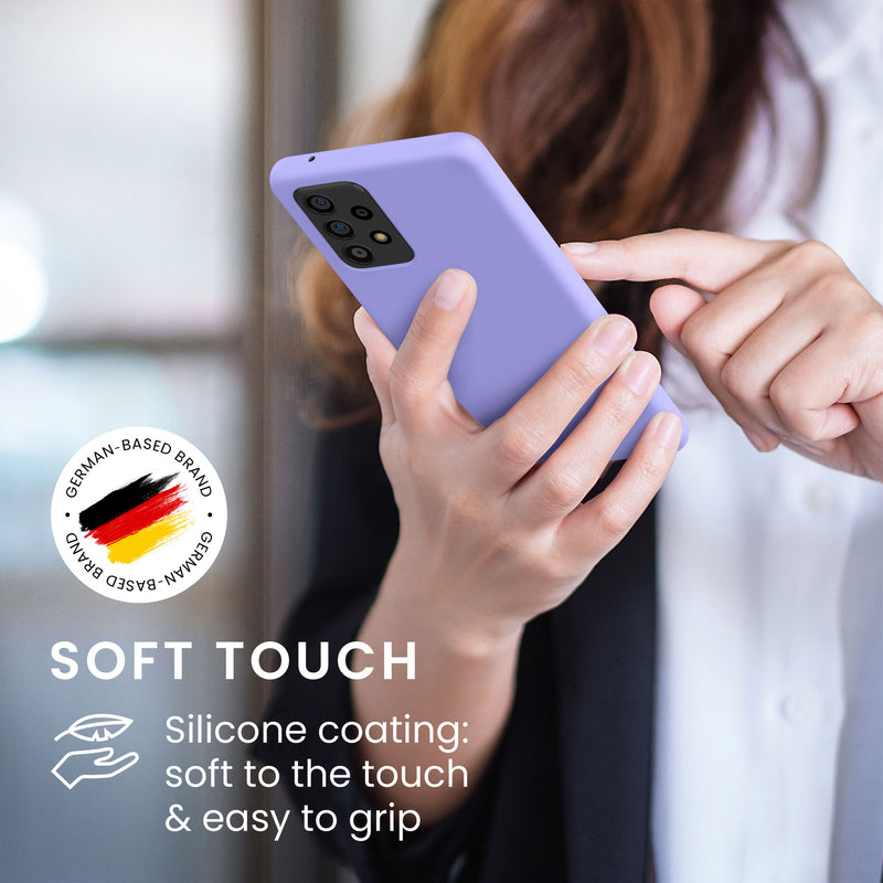kwmobile Hülle kompatibel mit Samsung Galaxy A52 / A52 5G / A52s 5G Hülle - Schutzhülle für kabelloses Laden - Case