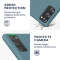 Slim Gummierte Silikon Hülle für Samsung Galaxy S20 FE in Cool Mint