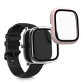 kwmobile Glas Hülle für Huami Amazfit GTS 2 Mini Schutzhülle Fullbody Fitnesstracker Case Set