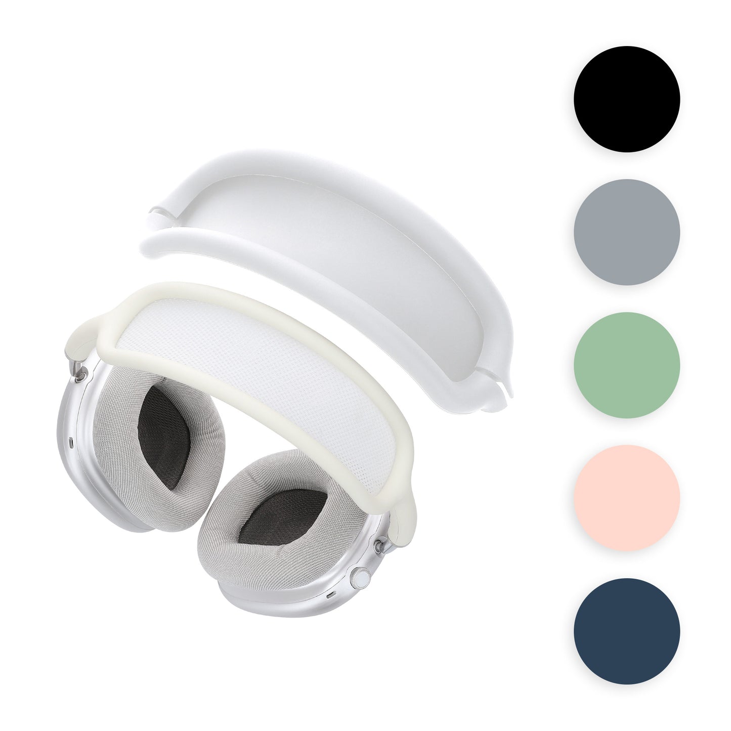kwmobile Kopfband Abdeckung für Apple AirPods Max Case - Headband Hülle - Kopfhörer Schutz - Zubehör Orange Orange  