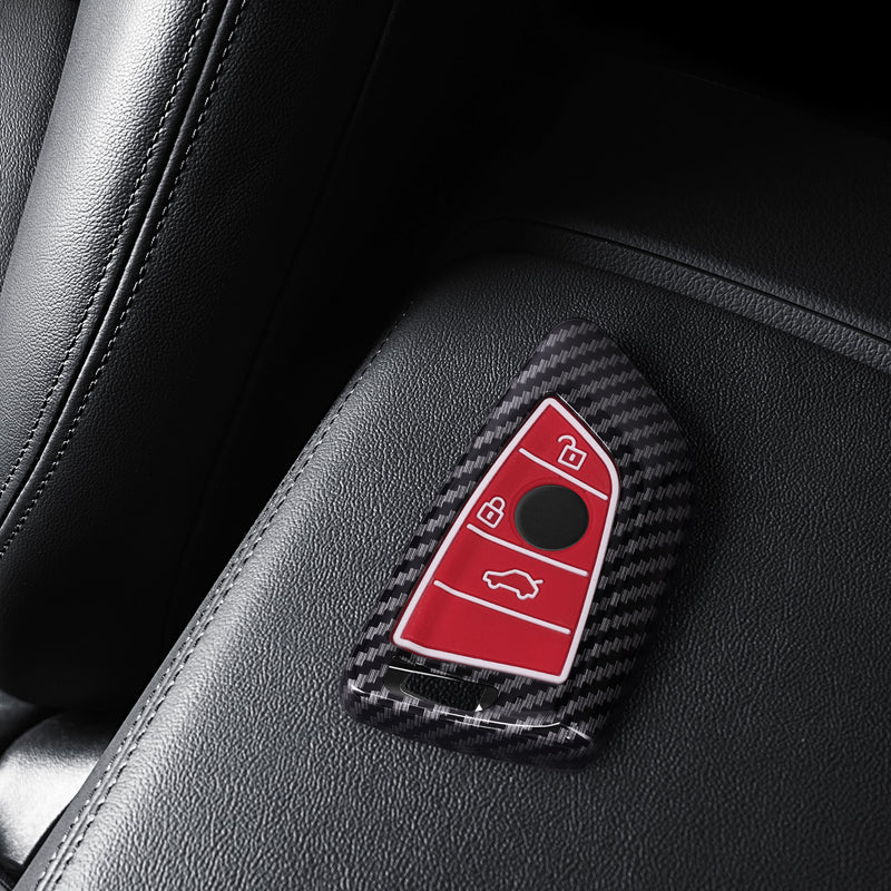 kwmobile Autoschlüssel Hülle kompatibel mit BMW 3-Tasten Smart Key Autoschlüssel Hardcover Schutzhülle Schlüsselhülle Cover