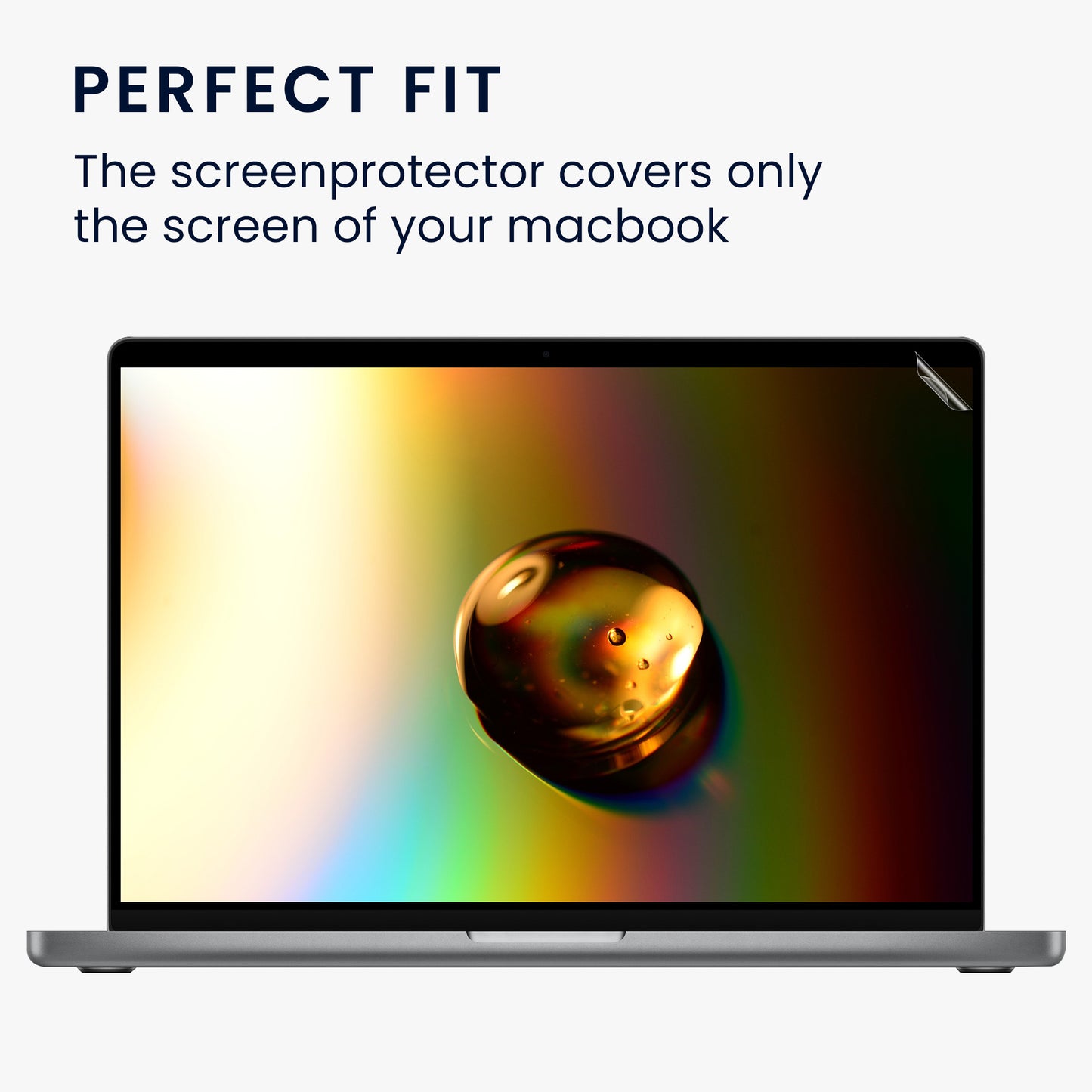 Displayschutzfolie kompatibel mit Apple MacBook Pro 14" (2021) A2442