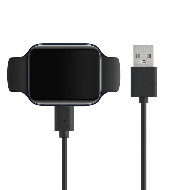 kwmobile USB Kabel Charger kompatibel mit Oppo Watch 2 (42mm 46mm) / Watch X / Watch 4 Pro Ladekabel - Smart Watch Ersatzkabel - Fitnesstracker Aufladekabel
