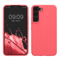 kwmobile Schutzhülle kompatibel mit Samsung S22 Hülle Silikon Case Handyhülle weiche Oberfläche kabelloses Laden