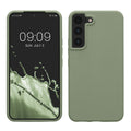 kwmobile Schutzhülle kompatibel mit Samsung S22 Hülle Silikon Case Handyhülle weiche Oberfläche kabelloses Laden