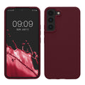 kwmobile Schutzhülle kompatibel mit Samsung S22 Hülle Silikon Case Handyhülle weiche Oberfläche kabelloses Laden