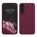 kwmobile Schutzhülle kompatibel mit Samsung S22 Hülle Silikon Case Handyhülle weiche Oberfläche kabelloses Laden
