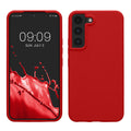 kwmobile Schutzhülle kompatibel mit Samsung S22 Hülle Silikon Case Handyhülle weiche Oberfläche kabelloses Laden