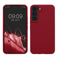 kwmobile Schutzhülle kompatibel mit Samsung S22 Hülle Silikon Case Handyhülle weiche Oberfläche kabelloses Laden