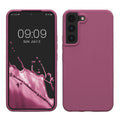 kwmobile Schutzhülle kompatibel mit Samsung S22 Hülle Silikon Case Handyhülle weiche Oberfläche kabelloses Laden