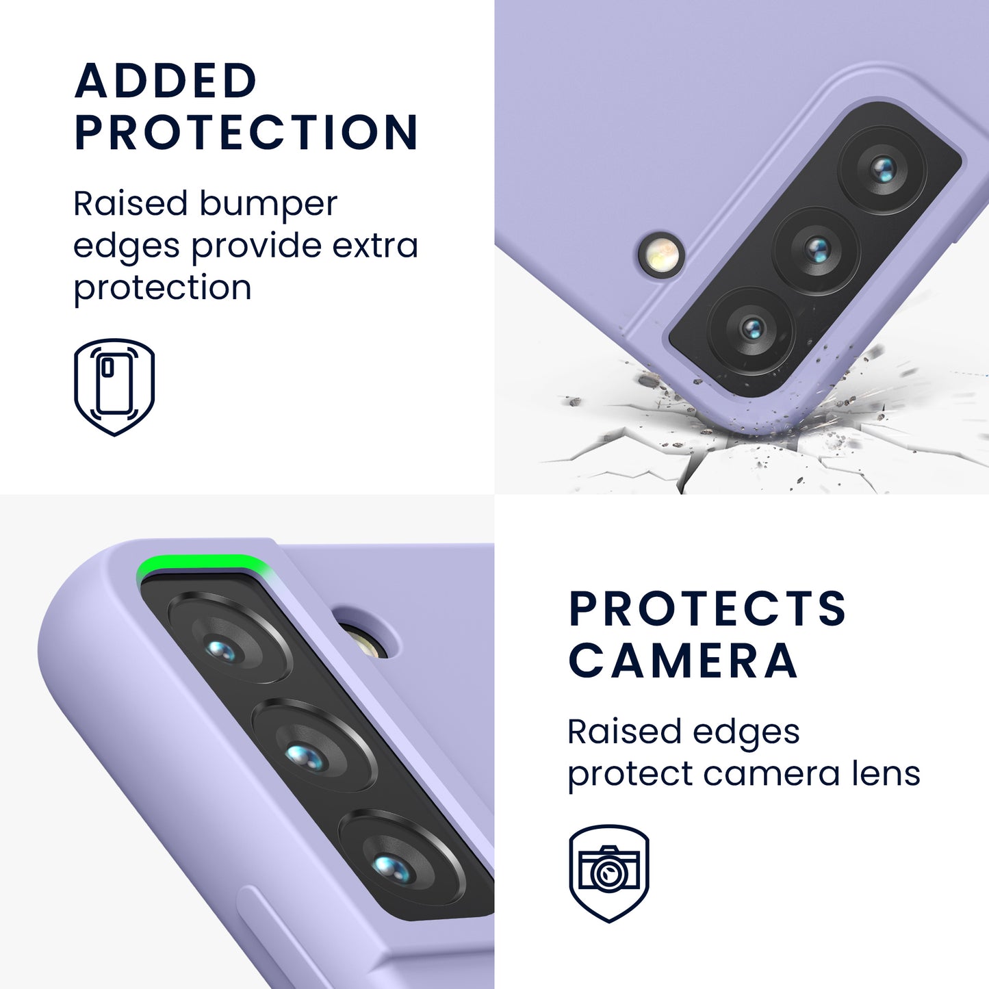 kwmobile Schutzhülle kompatibel mit Samsung S22 Hülle Silikon Case Handyhülle weiche Oberfläche kabelloses Laden