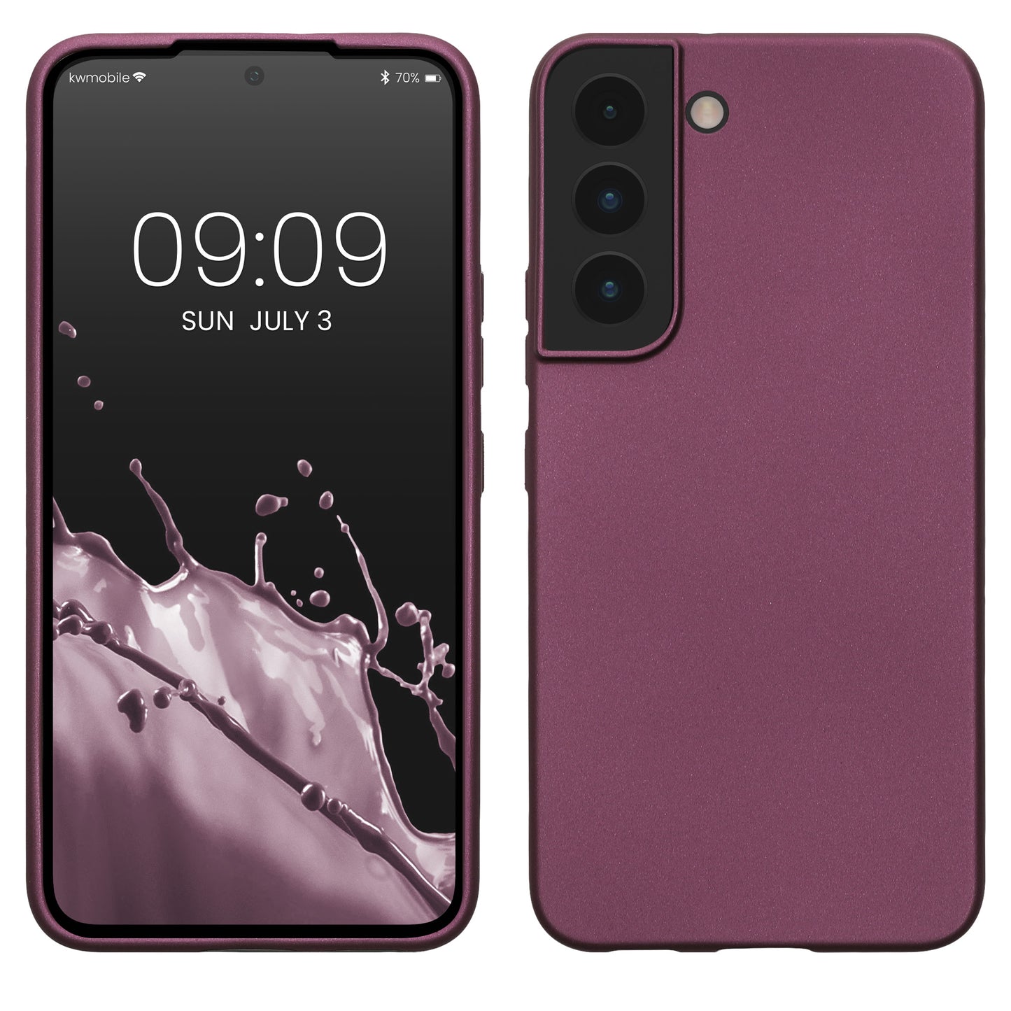 kwmobile Handyhülle für Samsung Galaxy S22 Hülle - Silikon Case Schutzhülle Cover