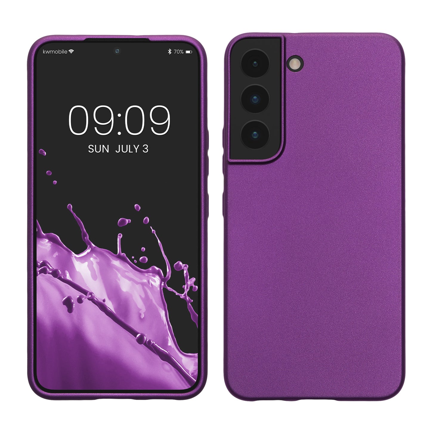 kwmobile Handyhülle für Samsung Galaxy S22 Hülle - Silikon Case Schutzhülle Cover
