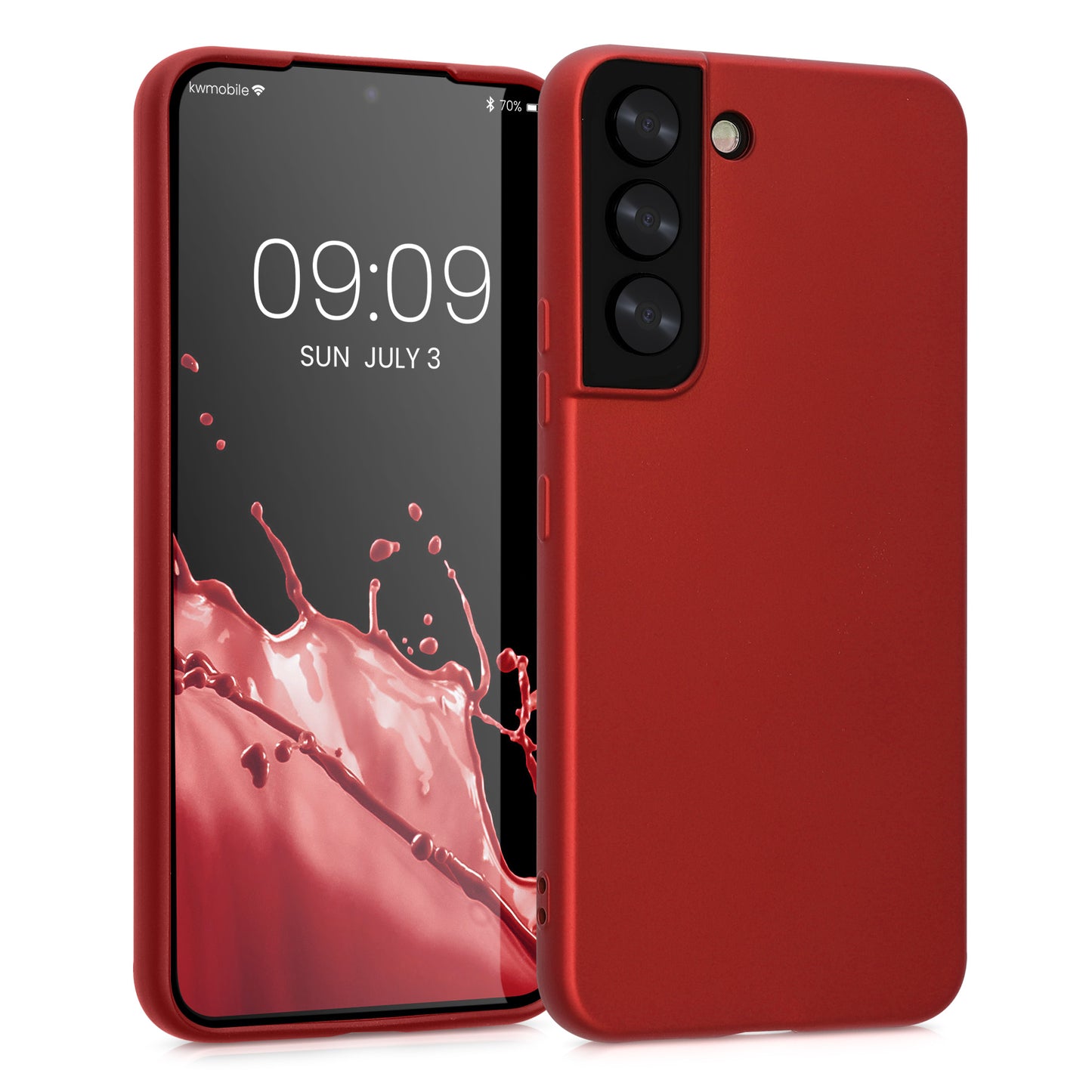 kwmobile Handyhülle für Samsung Galaxy S22 Hülle - Silikon Case Schutzhülle Cover