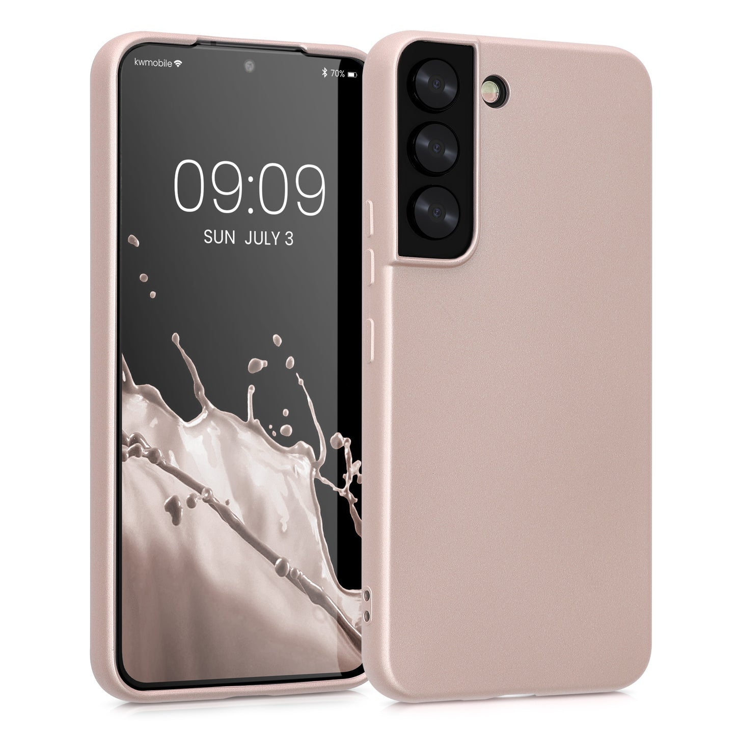 kwmobile Handyhülle für Samsung Galaxy S22 Hülle - Silikon Case Schutzhülle Cover