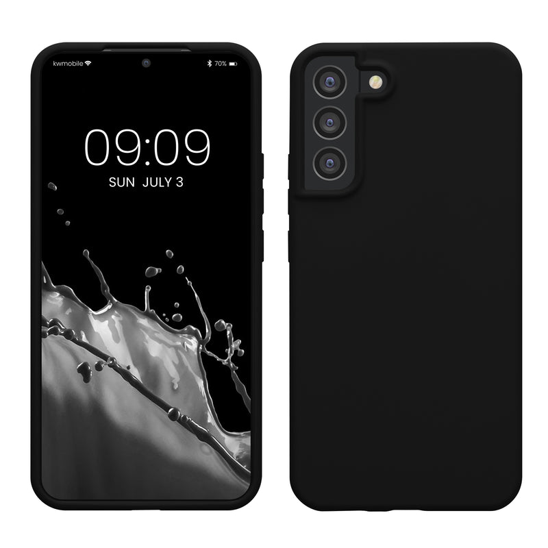 kwmobile Handyhülle für Samsung Galaxy S22 Plus Hülle - Case Silikon - Kabelloses Laden - Schutzhülle Cover